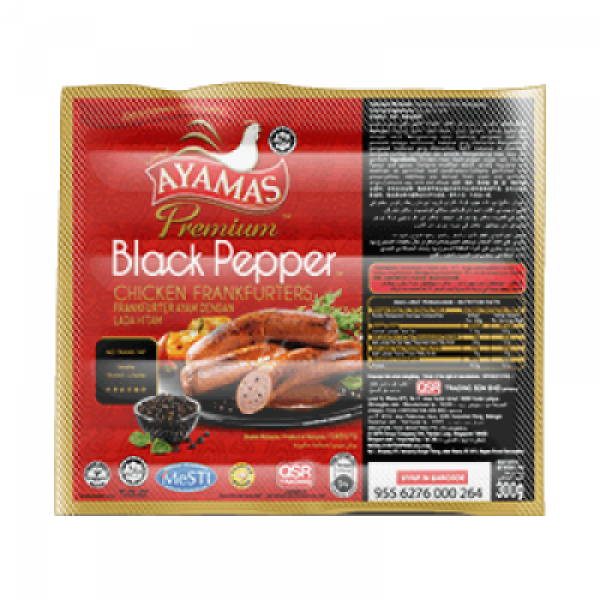 AYAMAS PREM FRANK BLACK PEPPER 235G