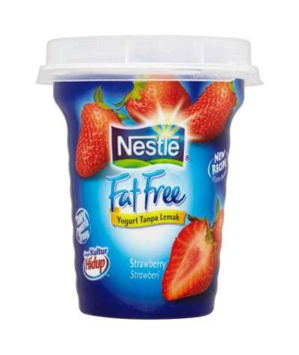 NESTLE YOGURT FFRE STRAWBERRY 125G