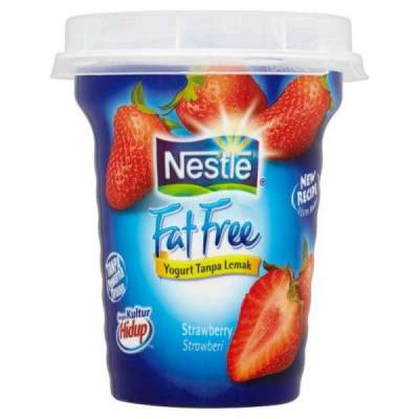 NESTLE YOGURT FFRE STRAWBERRY 125G