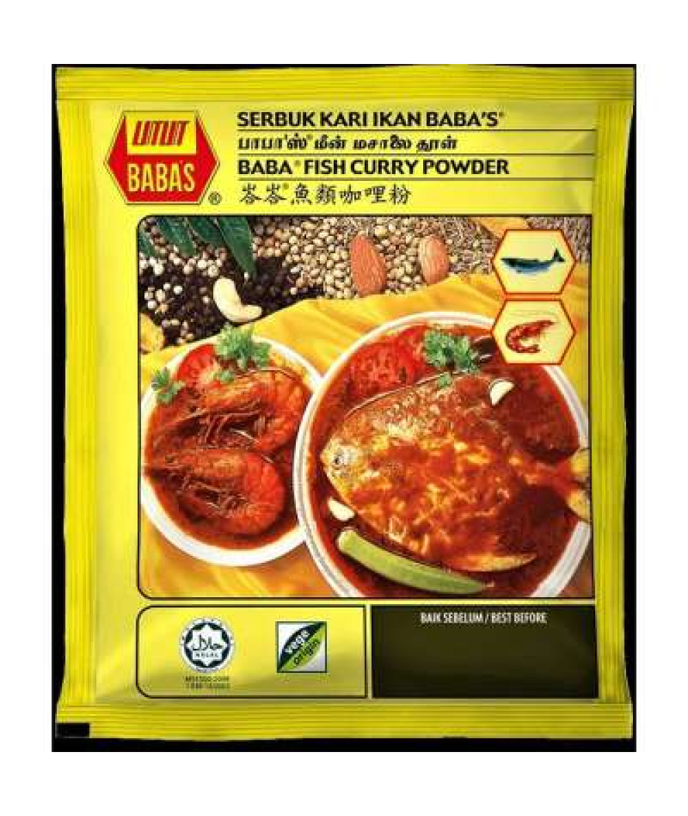 BABA'S FISH CURRY POWDER 125G