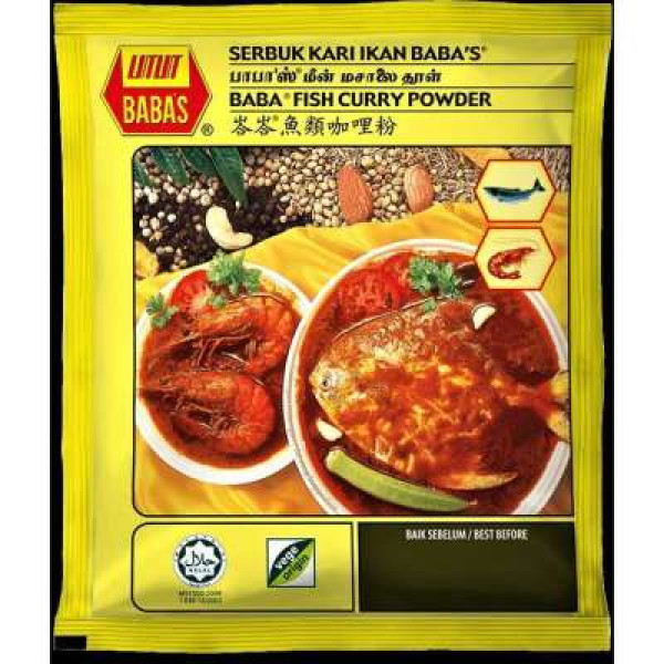 BABA'S FISH CURRY POWDER 125G