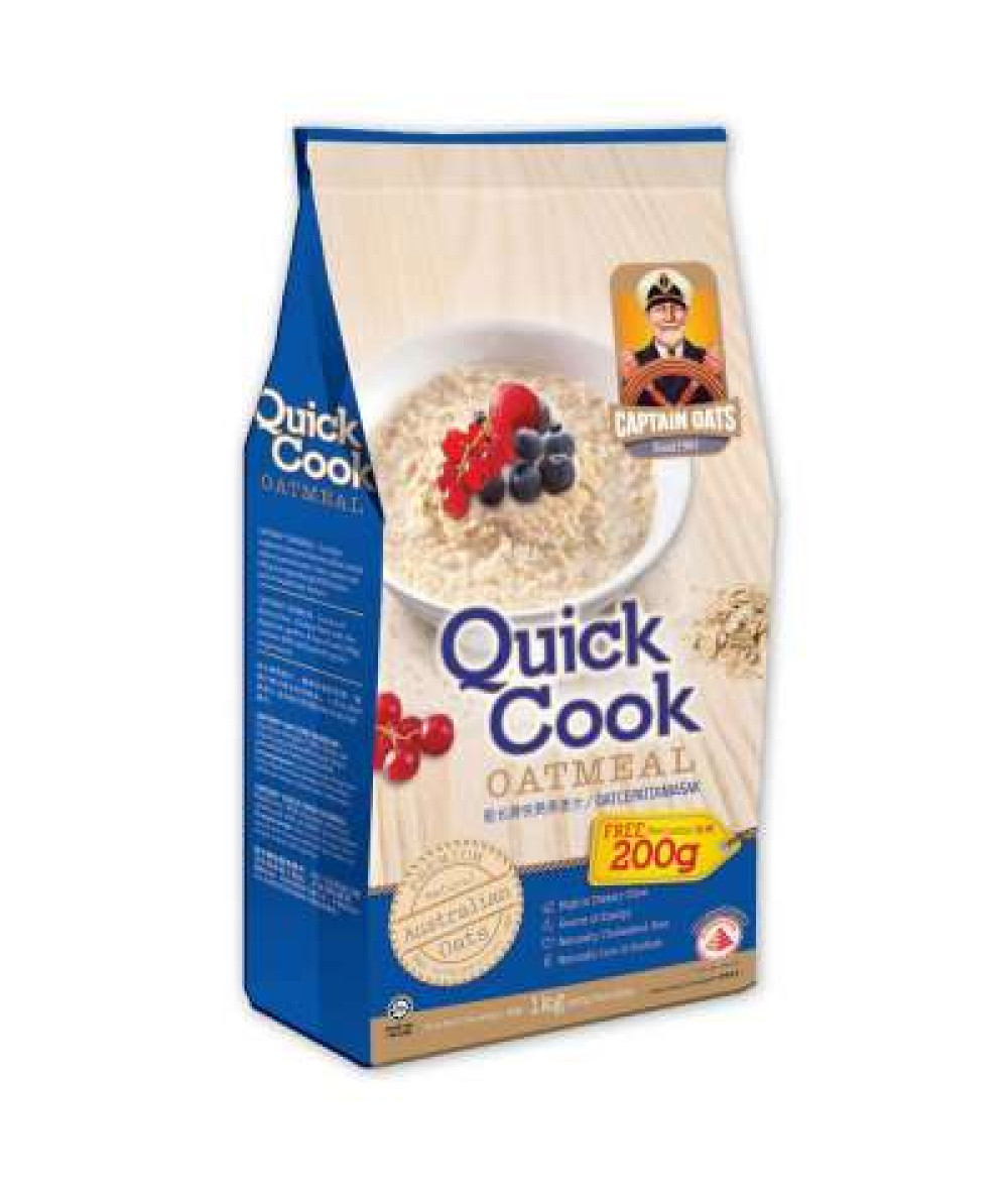 CAPTAIN OATS QUICK COOKING 800G