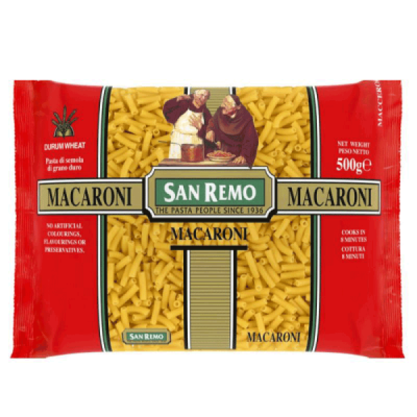 SAN REMO MACARONI 500GM