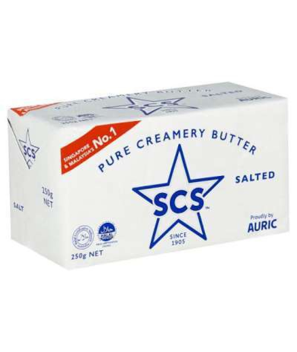 SCS BUTTER SALTED 250G