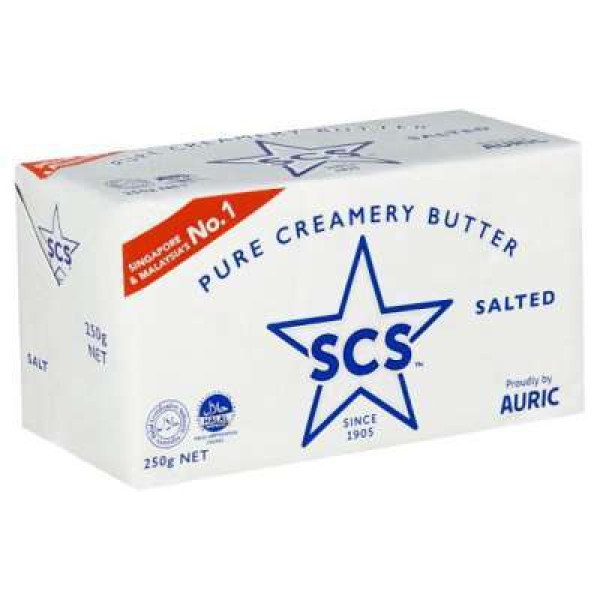 SCS BUTTER SALTED 250G