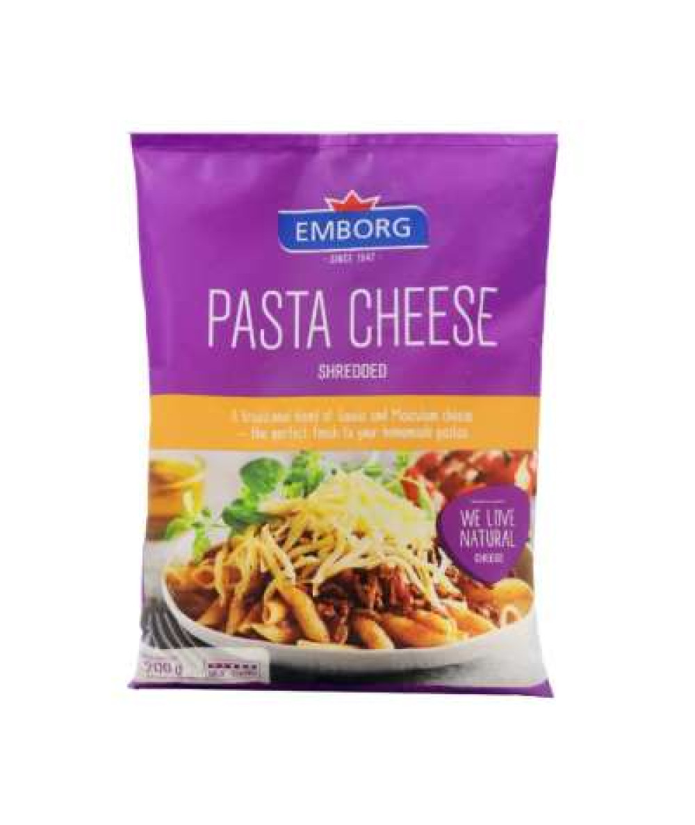 EMBORG PASTA CHEESE SHREDDED 200G