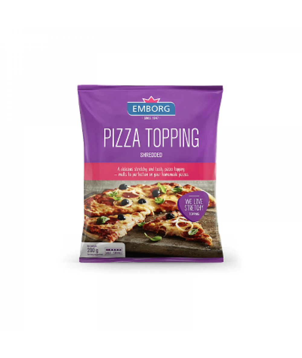 EMBORG PIZZA TOPPING SHREDDED 200G