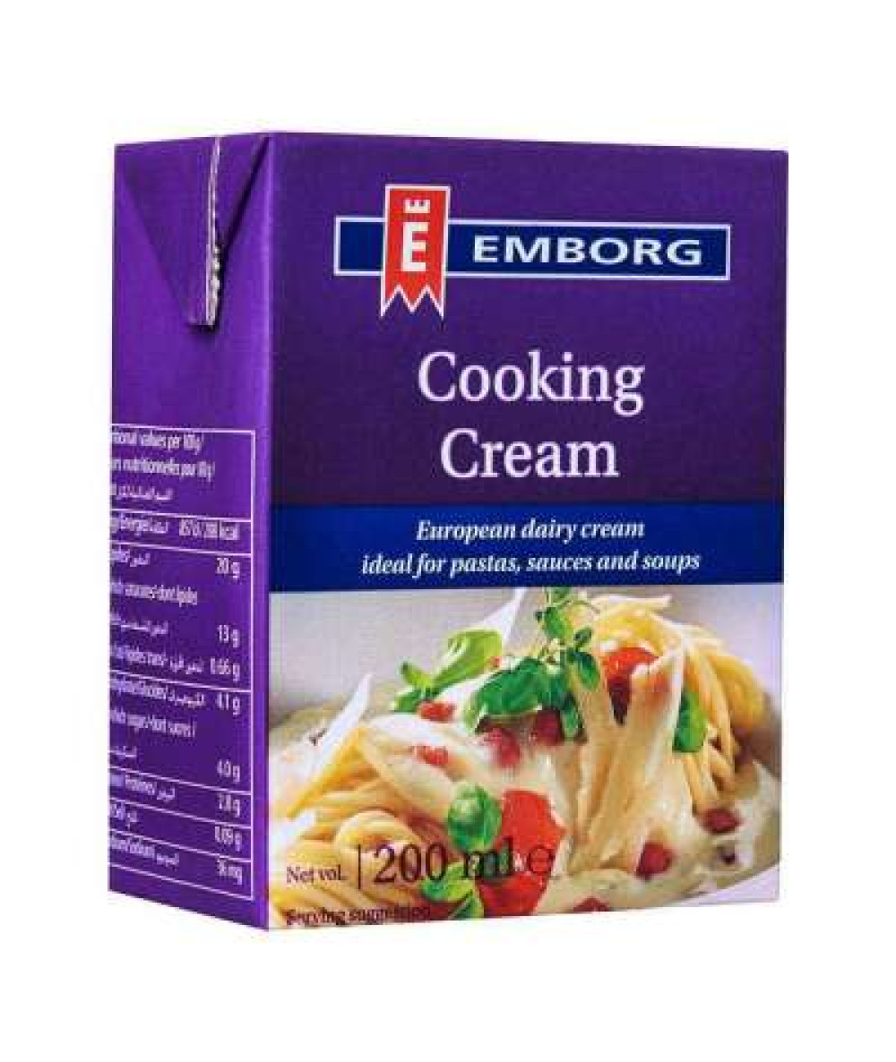 EMBORG UHT COOKING CREAM 200ML