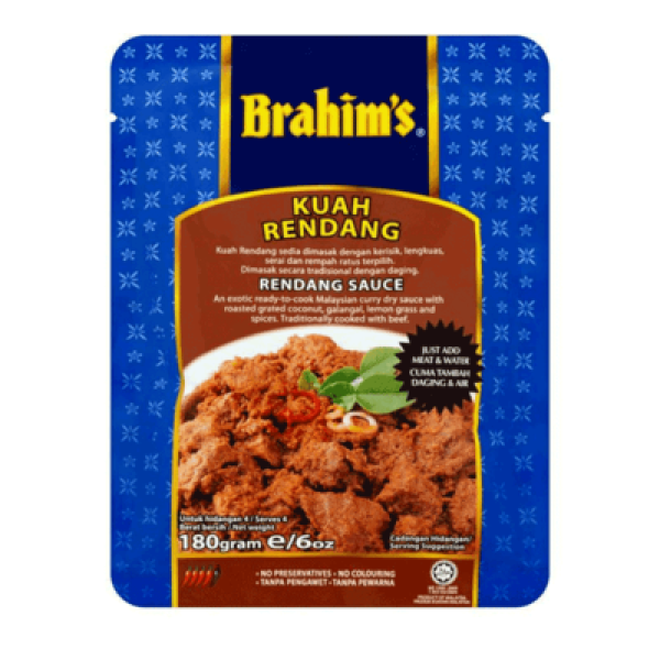 BRAHIMS RENDANG SAUCE 180G