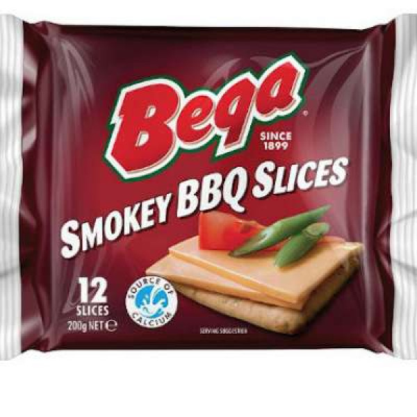 BEGA SMOKEY BBQ SLICE CHEESE 200G