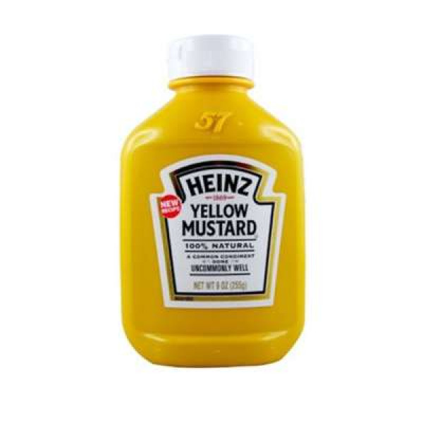 HEINZ SQUEEZABLE YELLOW MUSTARD 9OZ