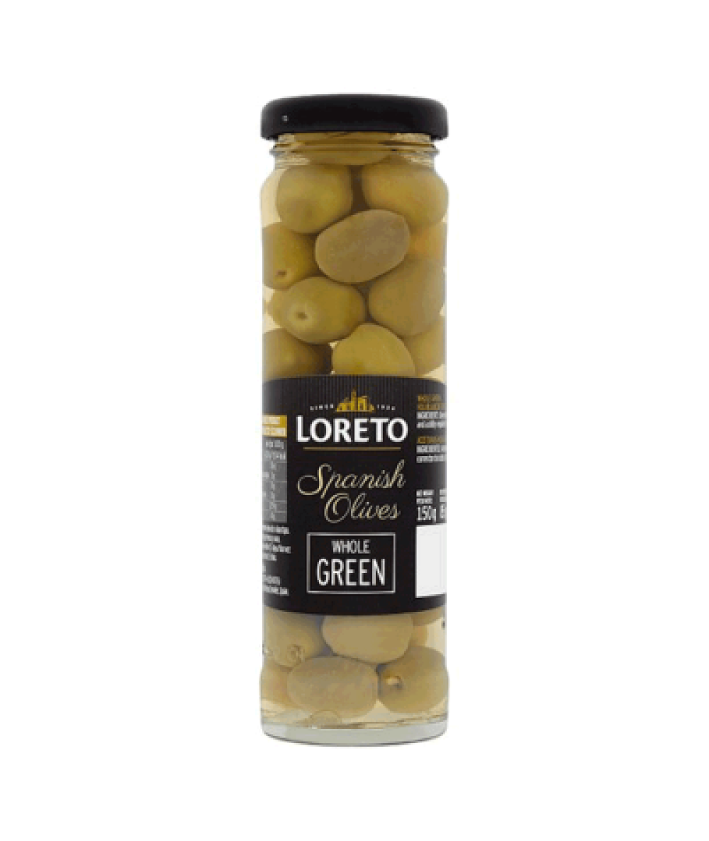 LORETO PLAIN OLIVES GREEN 150G