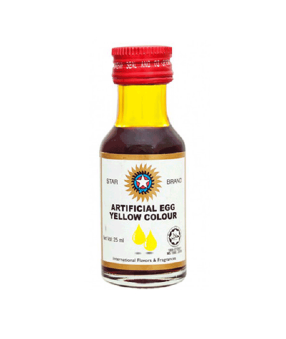 STAR BRAND ARTIFICIAL COLOUR EGG YELLOW 25ML