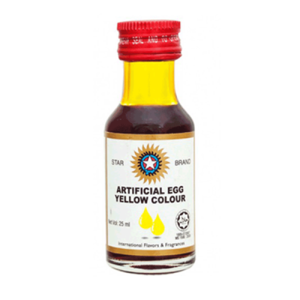 STAR BRAND ARTIFICIAL COLOUR EGG YELLOW 25ML