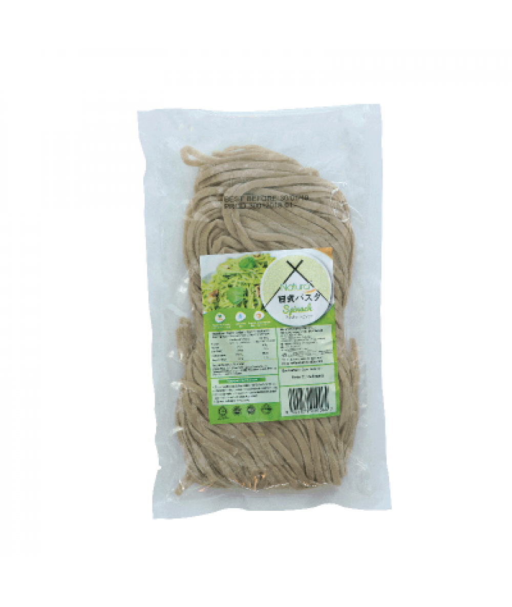 NATURA JAPANESE PASTA (SPINACH) 300G