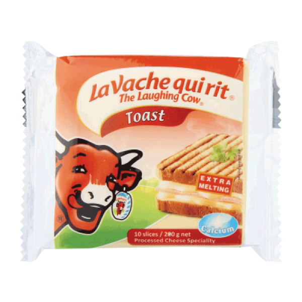 LA VACHE QUI RIT CHEESE SLICES TOAST 10S