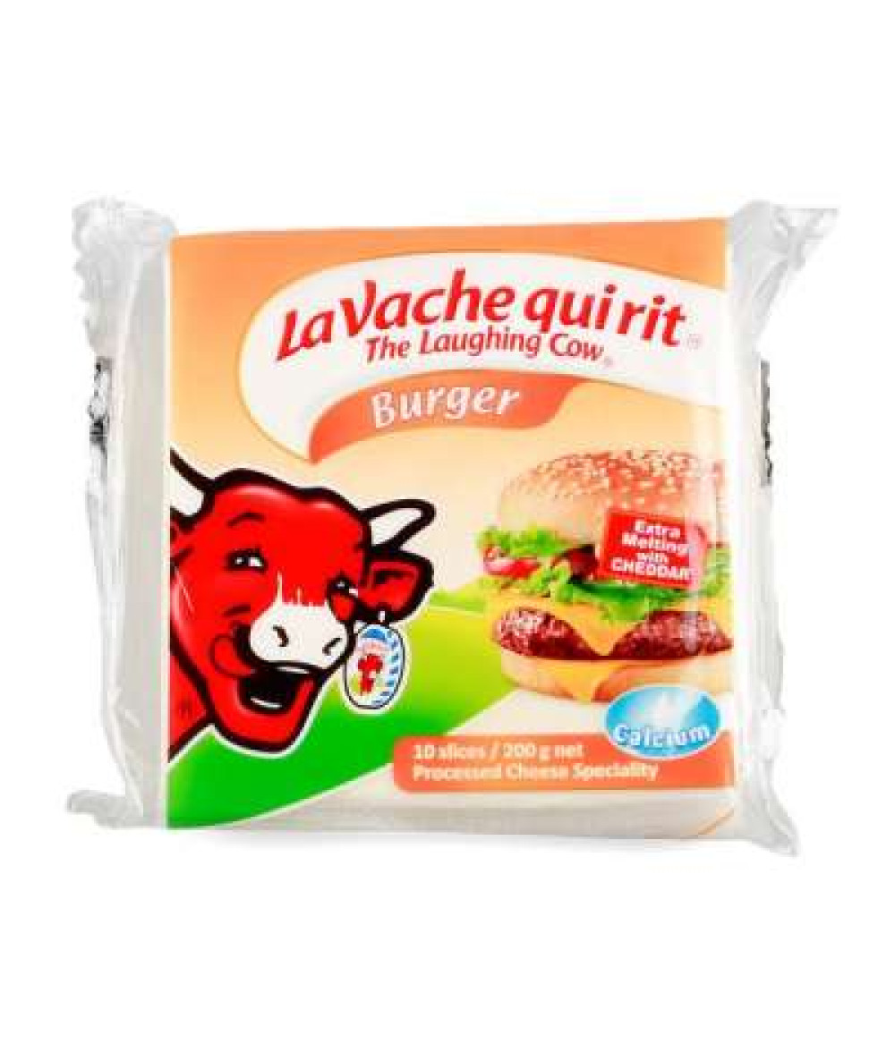 LA VACHE QUI RIT CHEESE SLICES BURGER 10S