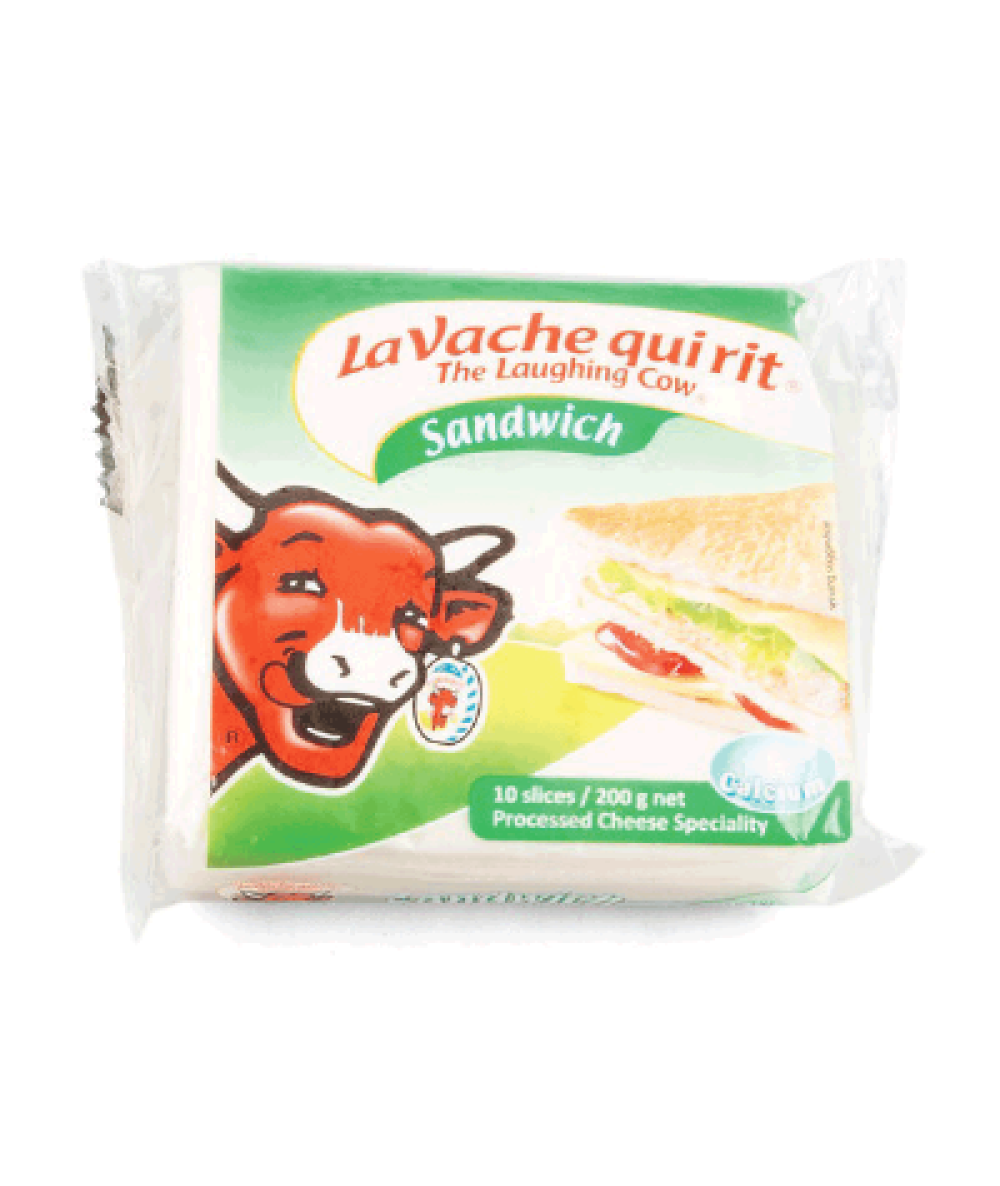 LA VACHE QUI RIT CHEESE SLICES SANDWICH 10S