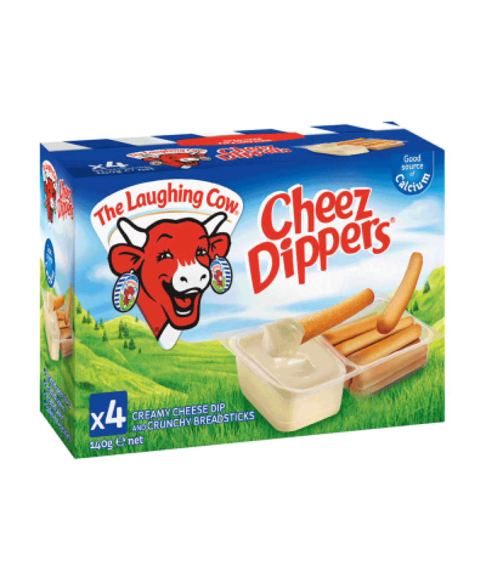 THE LAUGHING COW CHEEZ DIPPERS 4T 140G