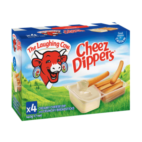 THE LAUGHING COW CHEEZ DIPPERS 4T 140G