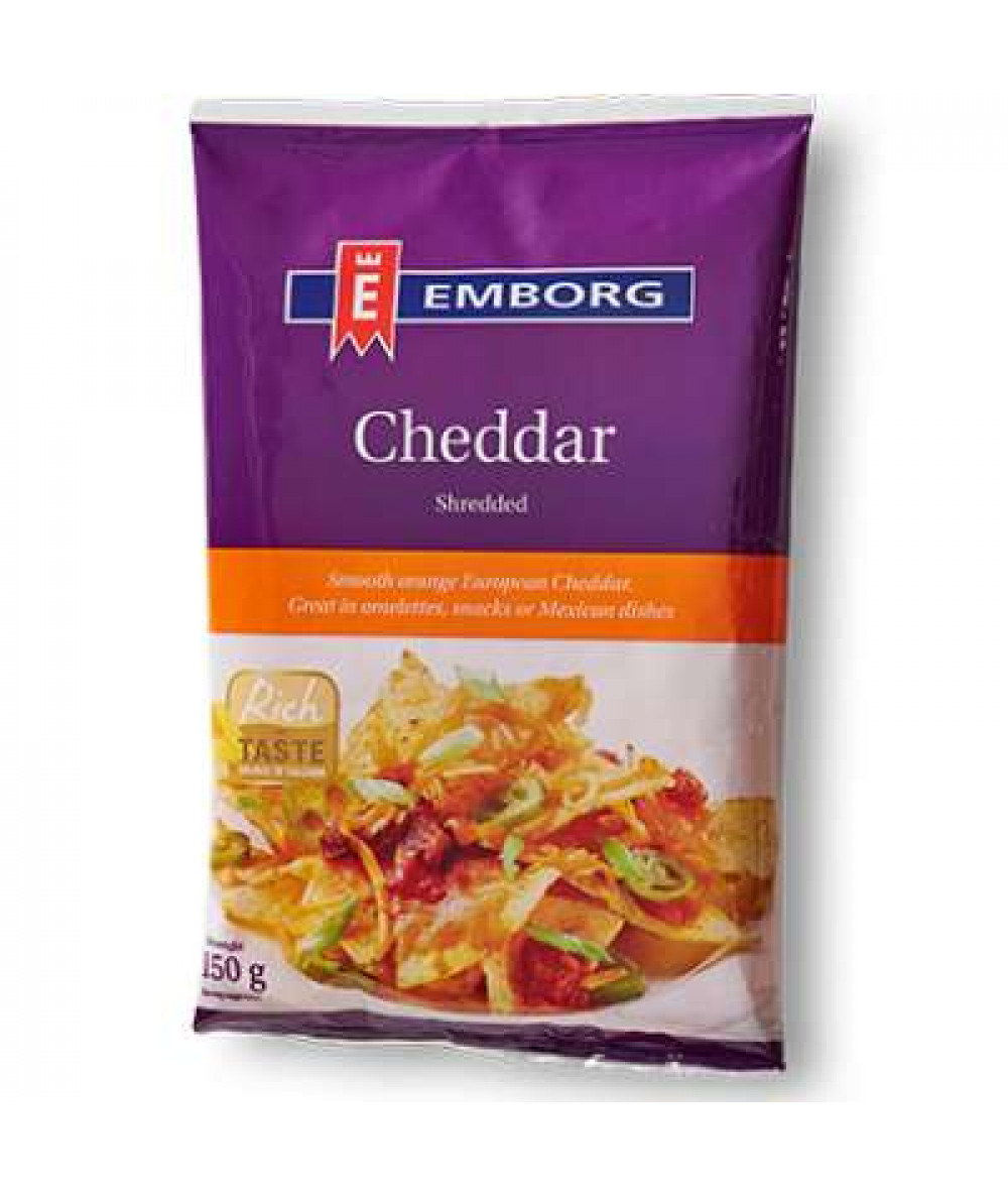 EMBORG SHREDDED CHEDDAR 200G