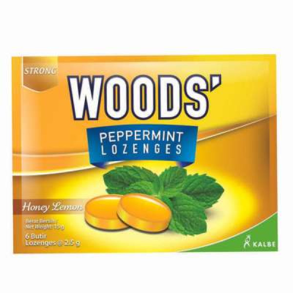 WOODS CANDY HONEY LEMON 15G