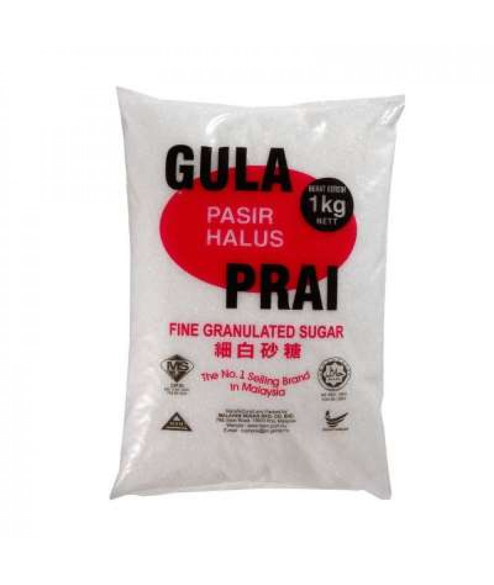 GULA PRAI FINE SUGAR ( HALUS ) 1KG