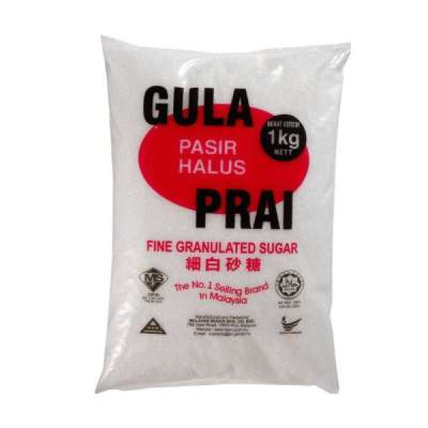 GULA PRAI FINE SUGAR ( HALUS ) 1KG