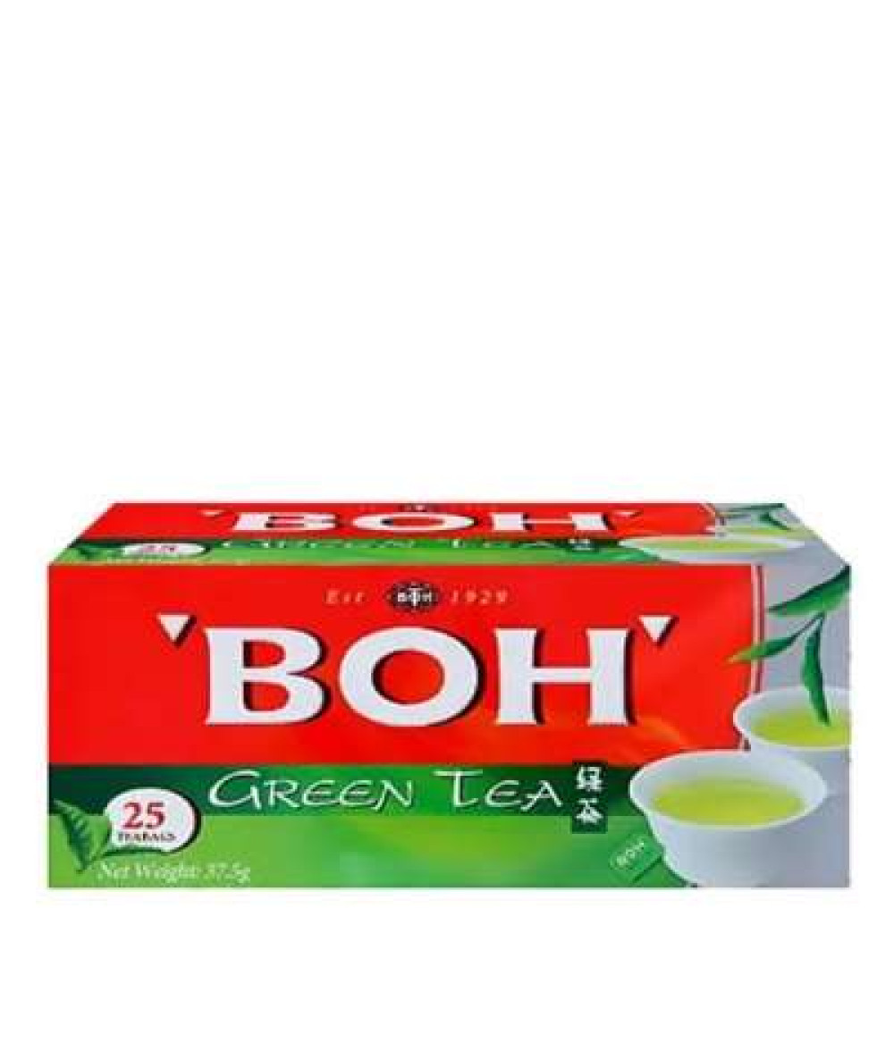 BOH TEABAG D/C GREEN TEA 25'SX2G