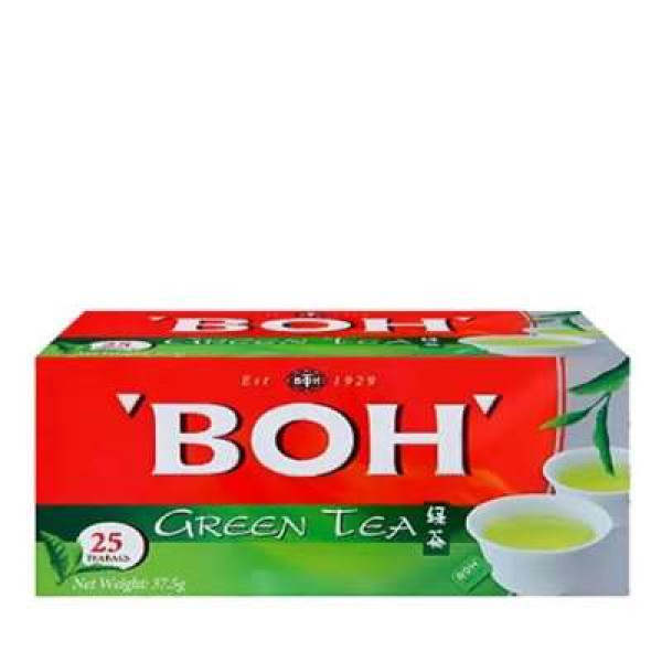 BOH TEABAG D/C GREEN TEA 25'SX2G