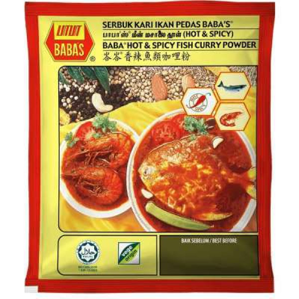 BABA'S HOT&SPICY FISH CURRY POWDER 25G