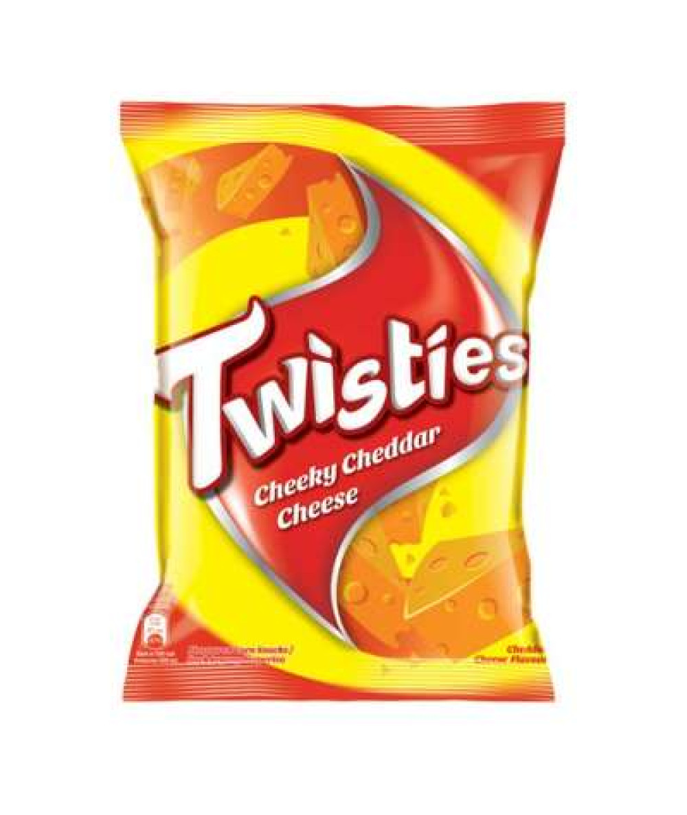 TWISTIES CHEDDAR CHEESE 60G