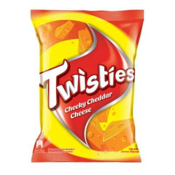 TWISTIES CHEDDAR CHEESE 60G