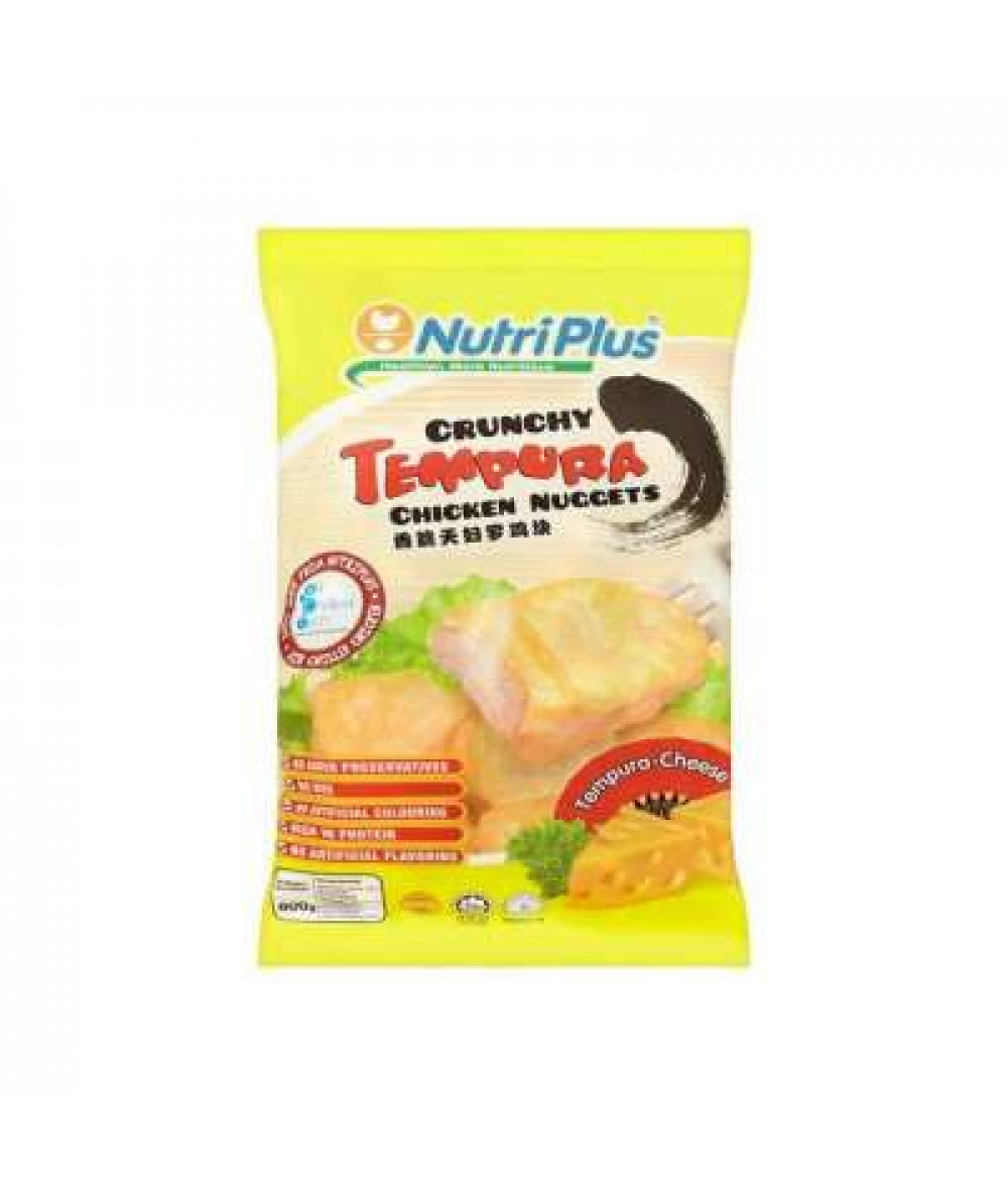 NUTRIPLUS TEMPURA NUGGET CHEESE 800G