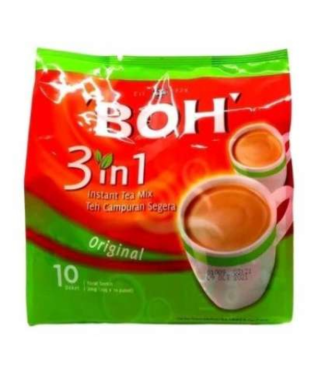 BOH 3IN1 INSTANT TEA MIX ORIGINAL 20GX10S