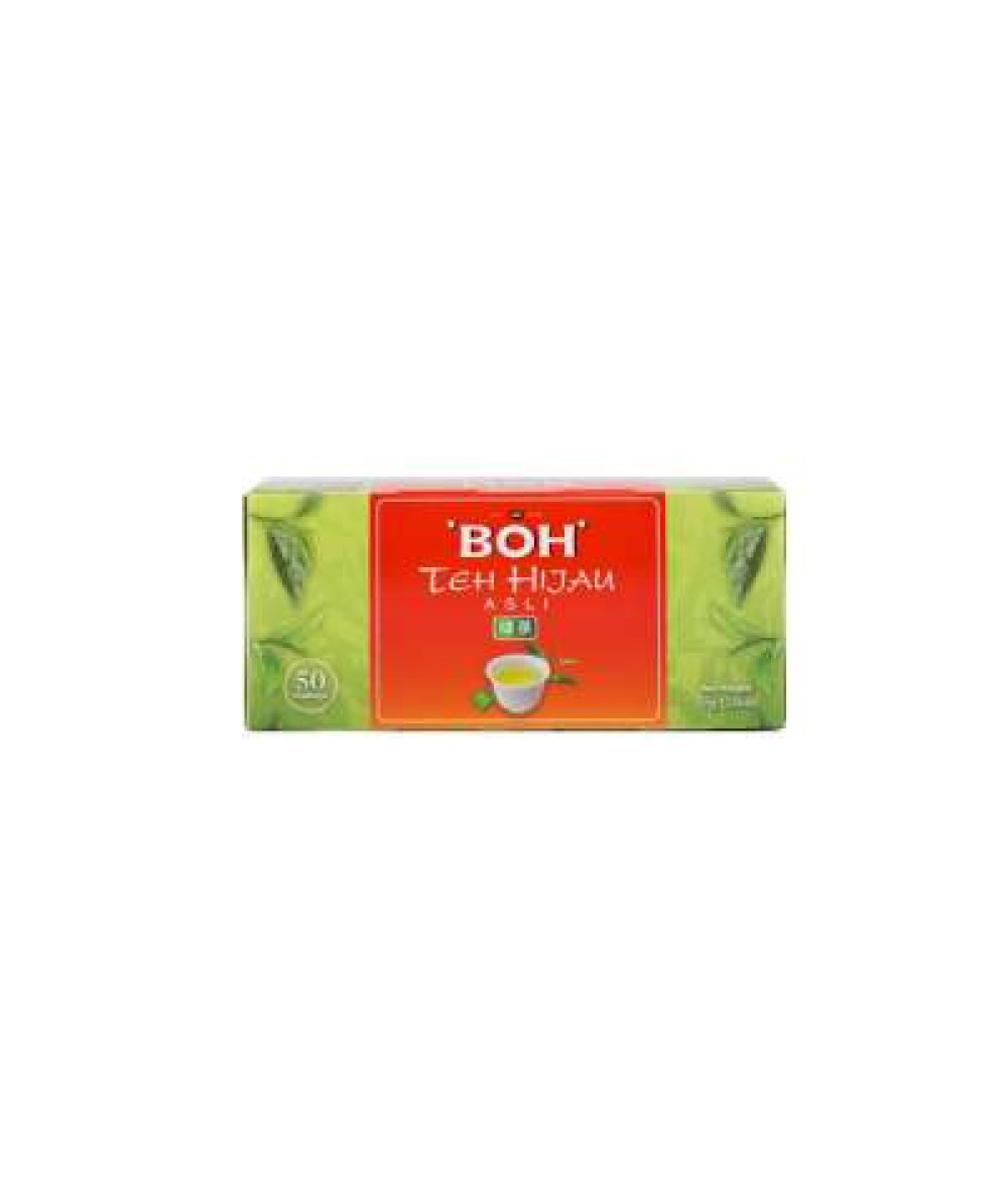 BOH TEABAG D/C GREEN TEA 50'S X 2G