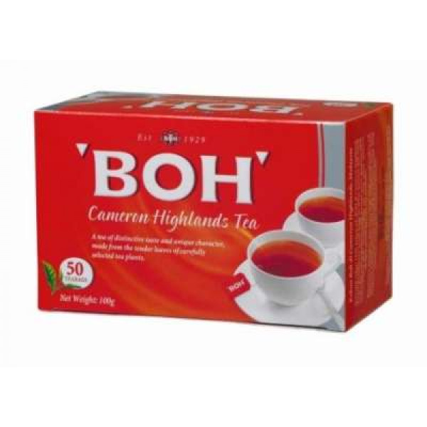 BOH TEABAG D/C 50'S