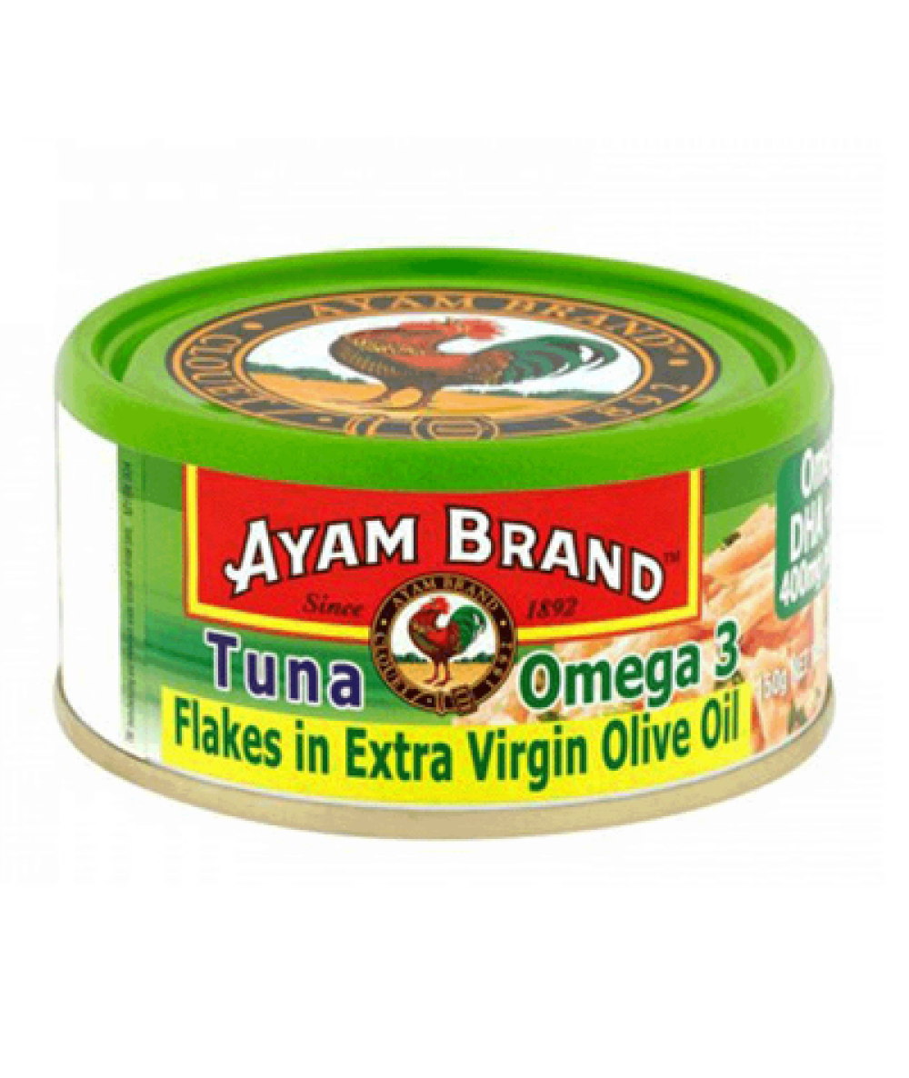 AYAM BRAND TUNA - FLAKES OMEGA 3 150GM