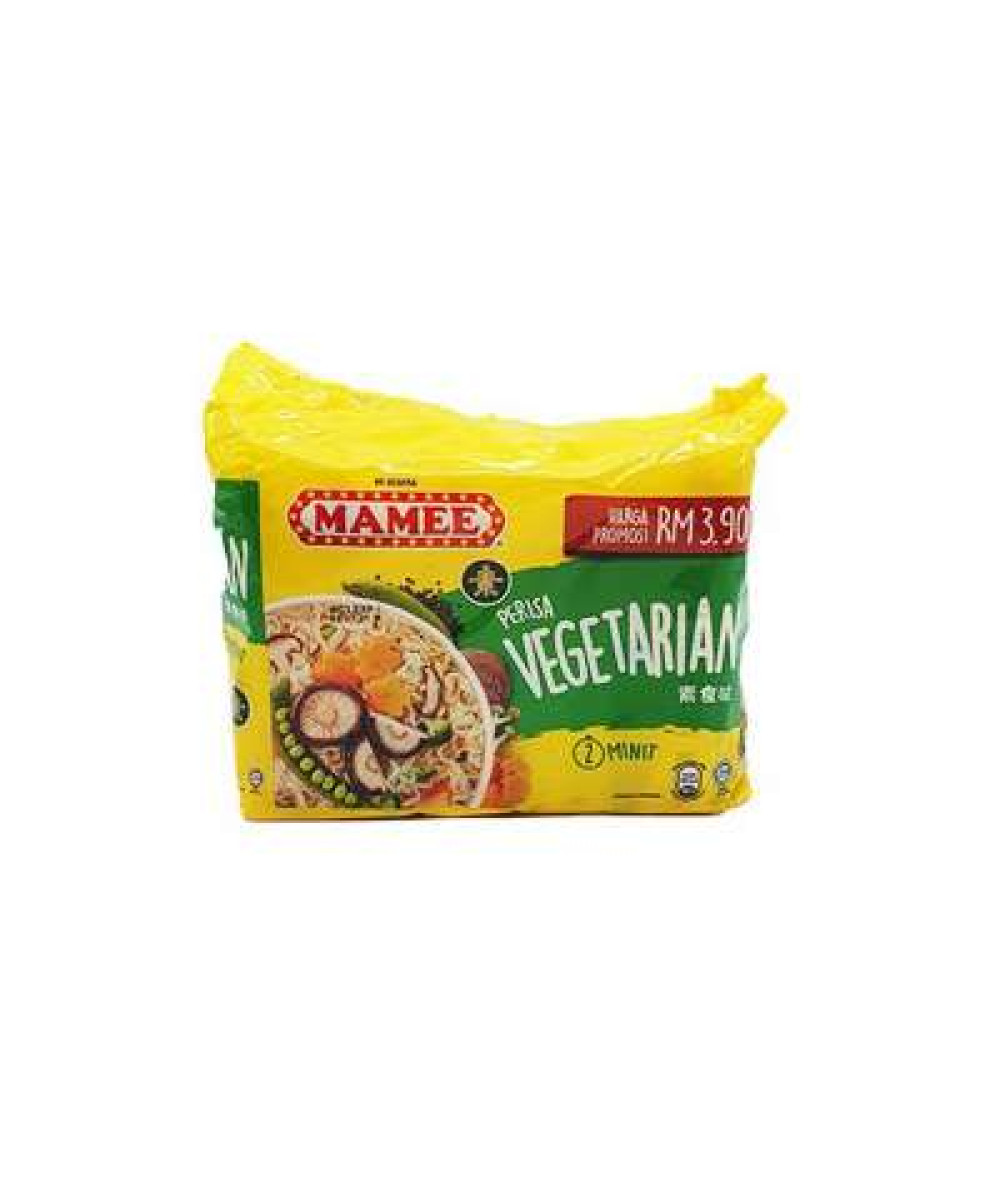 MAMEE INSTANT NOODLES VEGETARIAN 80GX5