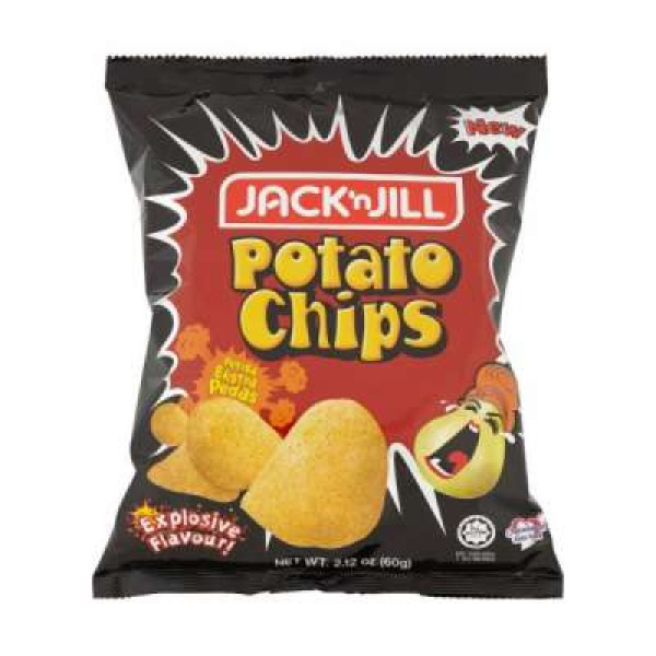 J N J POTATO CHIP EXT HOT & SPICY 60G