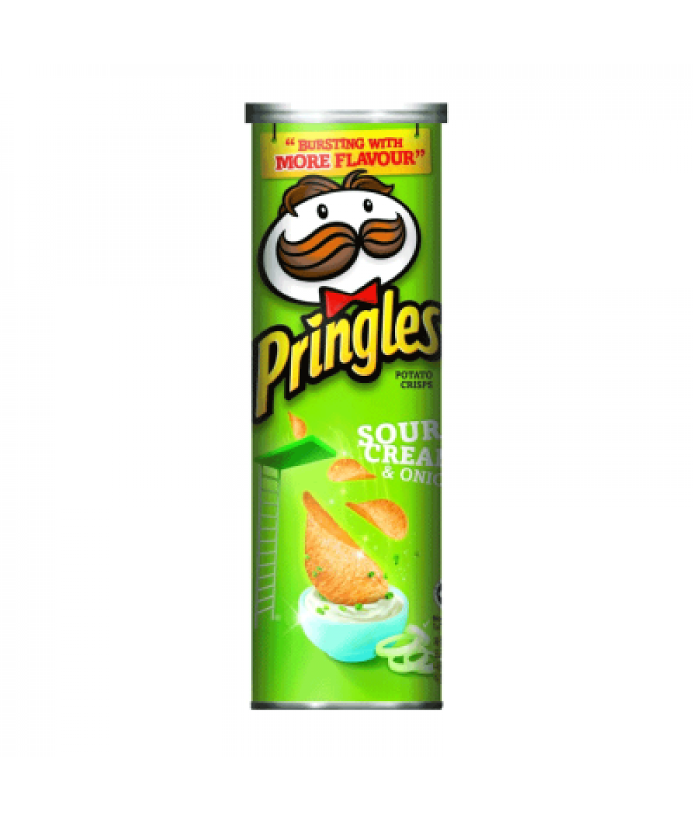 PRINGLES SOUR CREAM & ONION 107G