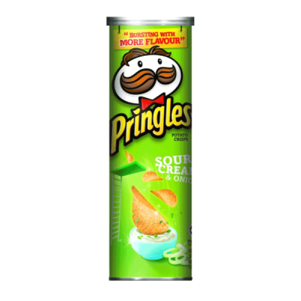 PRINGLES SOUR CREAM & ONION 107G