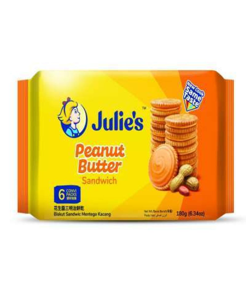 JULIES PEANUT BUTTER SANDWICH 135G