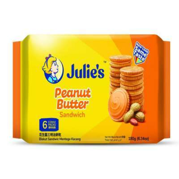 JULIES PEANUT BUTTER SANDWICH 135G