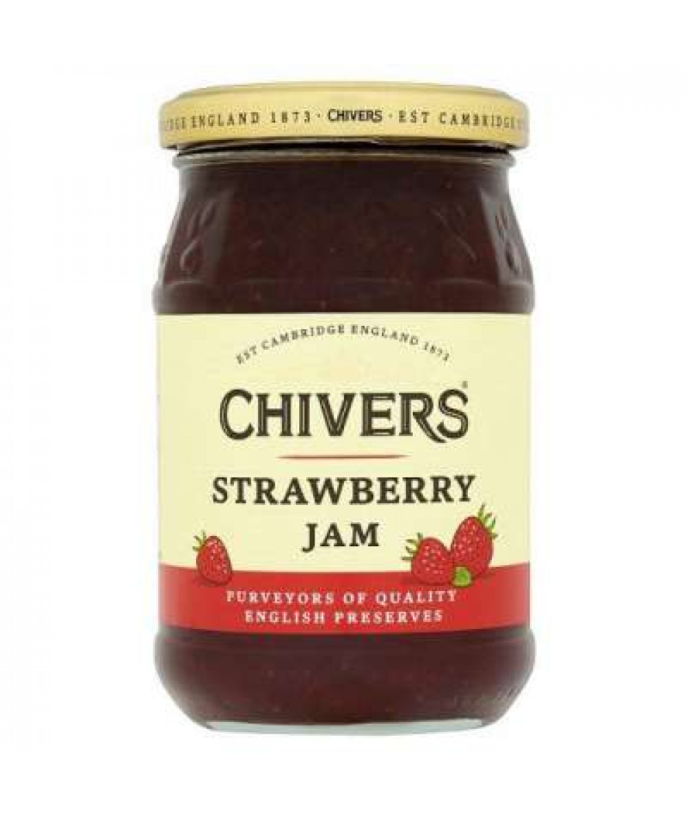 CHIVERS STRAWBERRY JAM 340GM