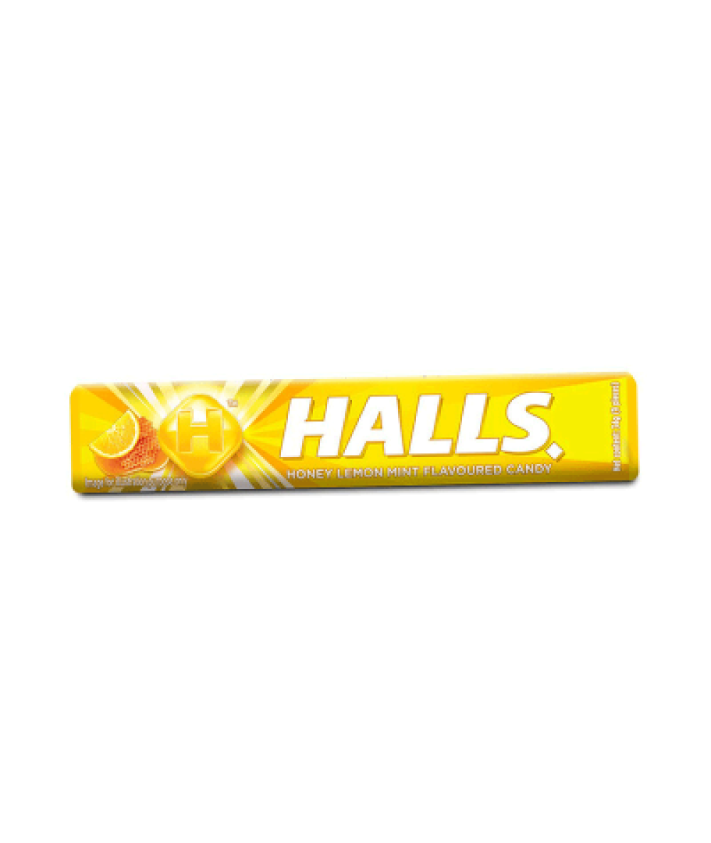 HALLS STICK HONEY LEMON 34G 9 PIECES