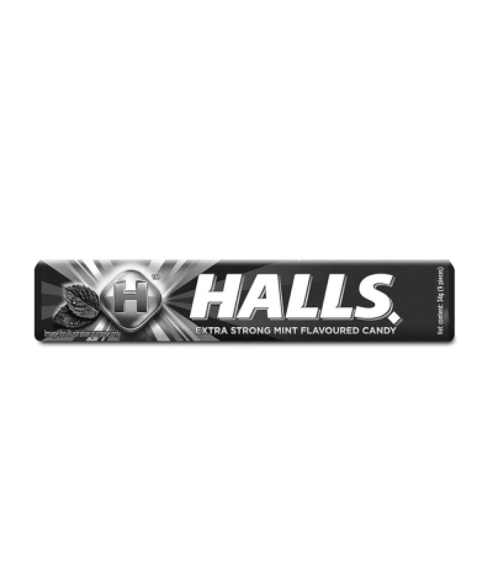 HALLS STICK EXTRA STRONG 34G 9 PIECES