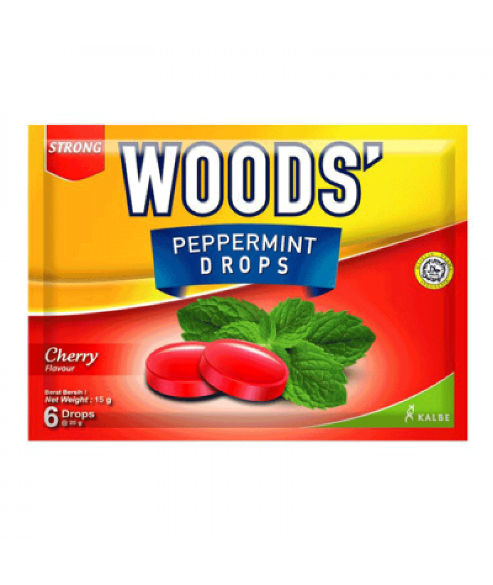 WOODS DROPS CHERRY 15G