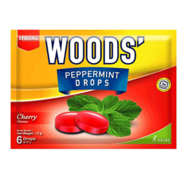 WOODS DROPS CHERRY 15G