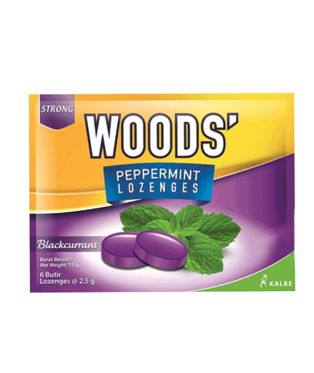 WOODS DROPS BLACKCURRANT 15G